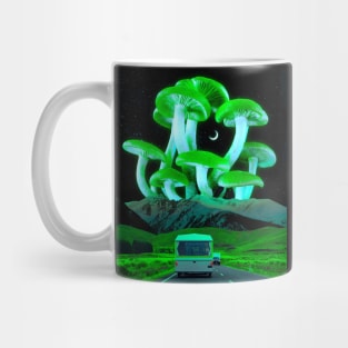 Green Mushrooms (Trippyland) Mug